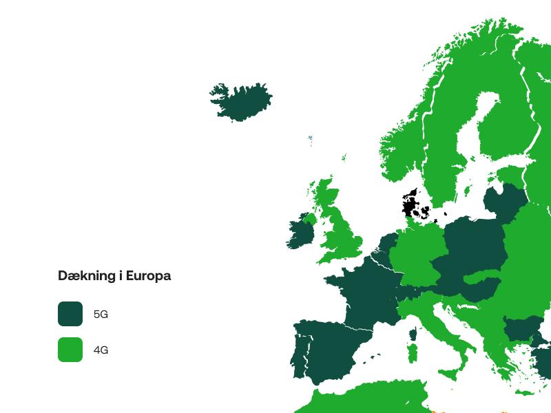 Dækning europa