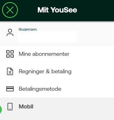 Selvbetjening - mobil